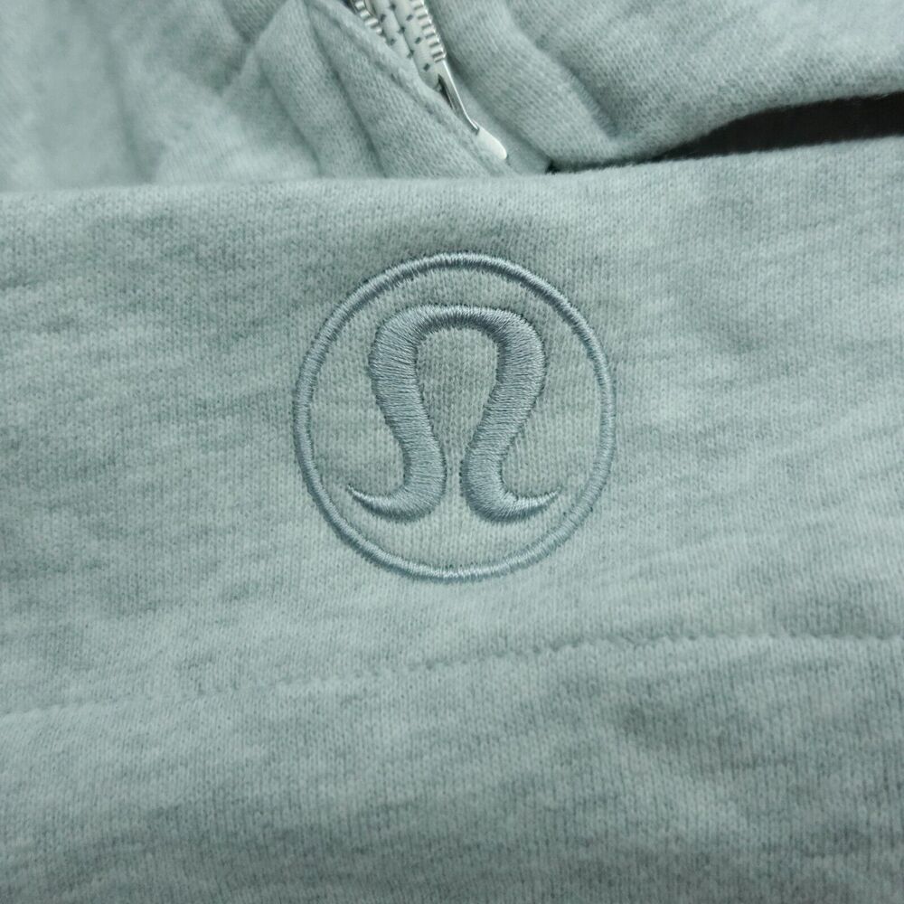 New Lululemon Size 4 Scuba Full Zip Cropped Hoodie HCUG Heathered Gray - Picture 7 of 10